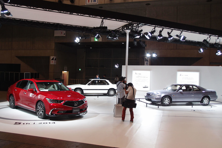 ホンダブースの様子。