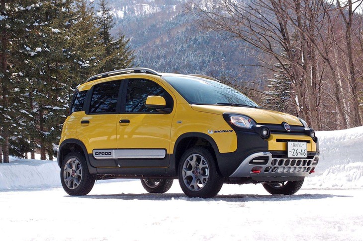 好きなクルマをカーシェアしての雪上ドライブは、特に非降雪地帯のドライバーにとって楽しい体験になるに違いない（写真の「フィアット・パンダ クロス4×4」はイメージです）。