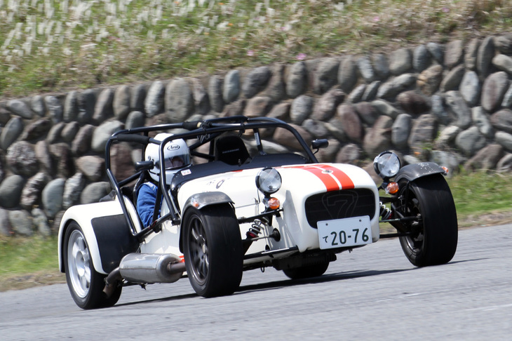 「スーパーセブン」同士の激しいバトルを制しRクラス優勝を果たした「ケータハム・スーパーセブン」。2本目にこの日のベストタイム（54秒770）を記録した。