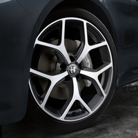 日本初導入となるダブルスポークデザインの19インチアルミホイールを装備。