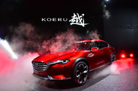2015年のフランクフルトショーで発表されたコンセプトカー「マツダ越 KOERU」。