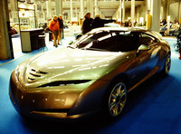 ベルトーネの1999年コンセプトカー「ベッラ」。ベースは「アルファ166」。