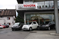 リヒテンシュタイン公国のトヨタ販売店。