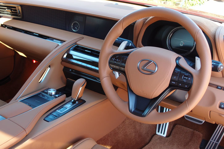 レクサスLC500（インテリア）