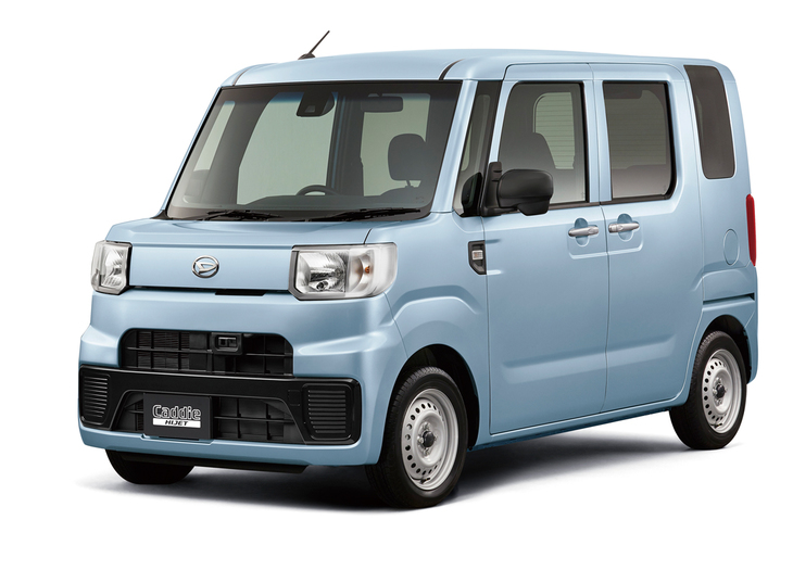 実は「N-VAＮ」よりも先に登場していたFF系軽商用車「ダイハツ・ハイゼット キャディー」。すでに販売終了となっており、セールス面からは失敗作といえるだろう。最大積載量が150kgしかないのも痛かった（N-VANは350kg）。