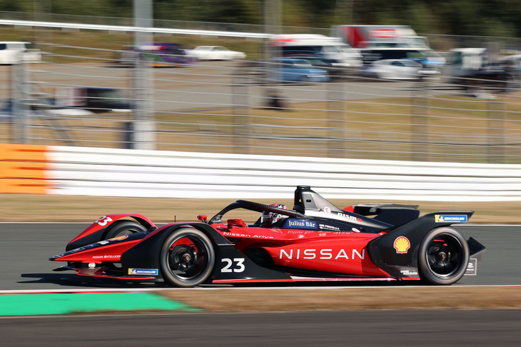 2022年のフォーミュラEを戦った「フォーミュラE Gen2」。高星明誠選手がドライブした。