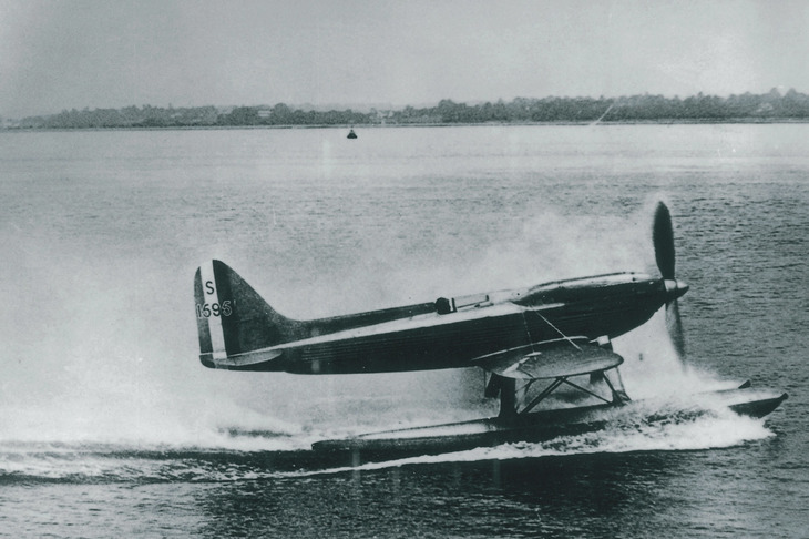 戦前の飛行艇レースで優勝した、イギリスの「スーパーマリンS.6B」。イギリス・プロペラ・飛行艇と、記者にとってあこがれが凝縮された世界である。おっと鼻血が。（写真＝ロールス・ロイス）