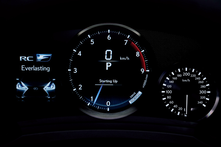 専用のオープニングアニメーションが採用された“Final Edition”のメーター。