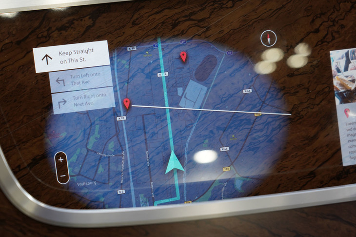 もちろん、ナビゲーションも表示できる。