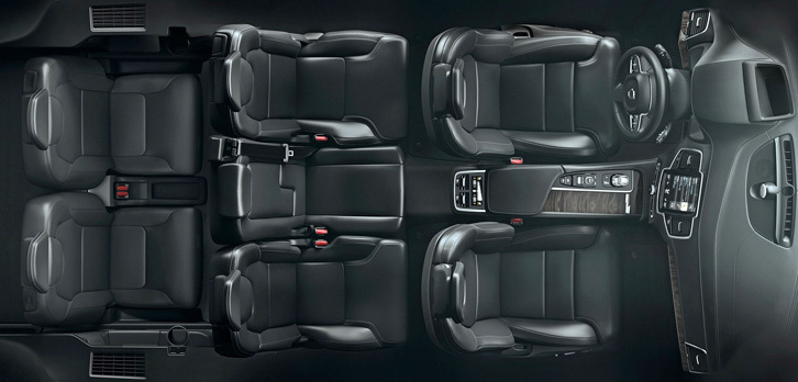 シートのレイアウトは、前から順に2-3-2のフォーメーション。