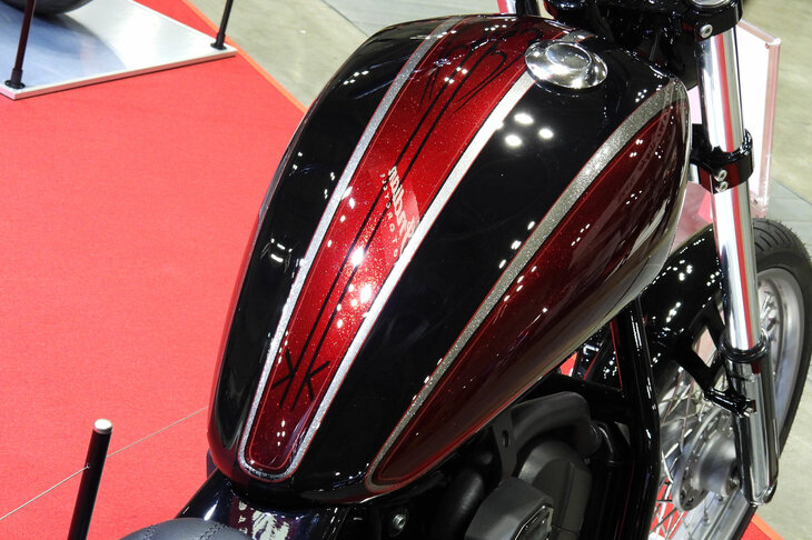 ロナ・ノレン氏の手になる「インディアン・スカウト」。