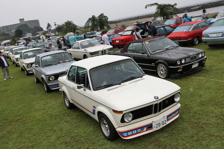 BMWの創立100周年にちなんでテーマカーに選ばれた……わけではないのだが、5台の「2002ターボ」をはじめ、今回はBMWのエントリーが目立った。