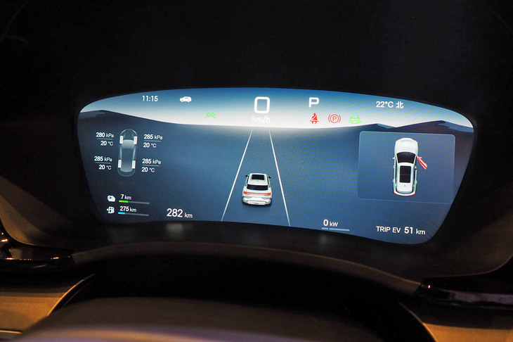 BYDシーライオン6（メーターパネル）