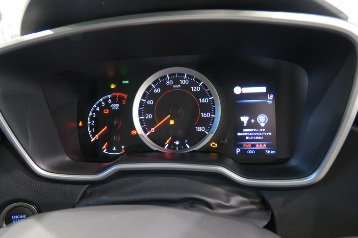 トヨタ・カローラS（メーター）