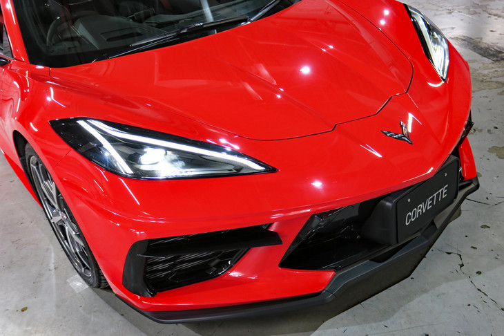 シボレー・コルベット3LT（フロントマスク）