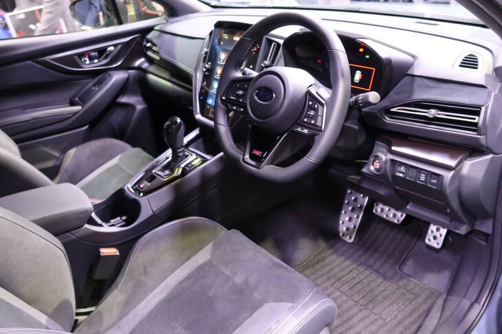 スバル・レヴォーグSTI Sport♯プロトタイプ（コックピット周辺部）