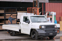 トヨタが2023年にタイで発売した「ハイラックス チャンプ」。現地の顧客ニーズに徹底的に寄り添ったピックアップトラックで、シンプルさやタフネスに加え、幅広いカスタマイズに対応する懐の深さも併せ持っている。