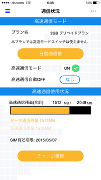 結局ボクの場合、半月間の日本出張で使ったのは536MB。1512MBも余ってしまった。