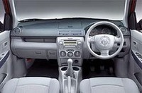 
	Casualのインテアリア。これはマニュアルモデルだ。
	 