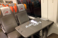 イタロのエコノミークラスである「スマート」。それでもシートは、上級クラスと同じポルトローナ・フラウレザー×ジウジアーロデザインである。