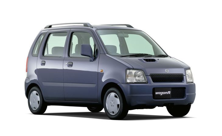 1998年に登場した2代目「スズキ・ワゴンR」。これのCMに出演したときには、ディカプリオは映画『タイタニック』が大ヒットしてスターとなっていた。