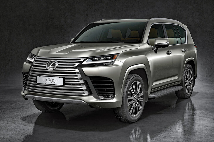 レクサスのSUVラインナップの頂点に君臨する「LX」。圧倒的なオフロード性能を誇る同車だが、ガラスエリアの意匠や丸みを帯びたボディー形状など、そのデザインはけっこう“乗用車寄り”だ。