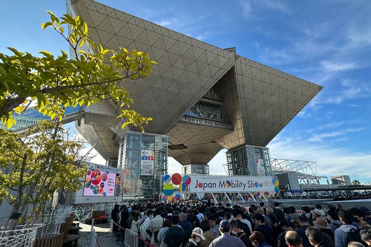 会場となった東京ビッグサイト（東京国際展示場）の様子。