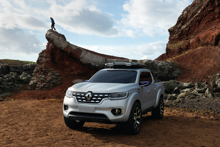 ルノーのピックアップトラック「アラスカン」。