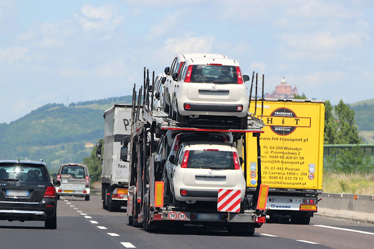 2017年に撮影。当時の「フィアット・パンダ」における“無料カラー”だった薄いベージュがほぼ半分を占めている。