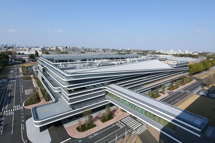 ブリヂストンの技術開発拠点のひとつである東京・小平地区に開設された「ブリヂストンイノベーションパーク」。