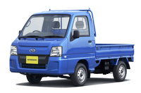 「スバル・サンバー」発売50周年記念として、2011年にバンと合わせて限定1000台がリリースされた特別仕様車の「WRブルーリミテッド」。だが、翌2012年にスバルはサンバーの自社生産を終了、「ダイハツ・ハイゼット」のOEMモデルに切り替えられた。