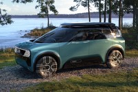 「ハングアウト」はSUVタイプのコンセプトEV。自宅と仕事場に続く「第3の空間」として活躍できる一台とアピールされる。