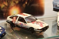 昔から街道レーサーなどストリート系マシンを得意とする「アオシマ」が、いち早くモデル化した「痛車」の1/24「AE86トレノ」。