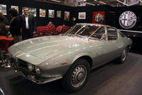 伊アレーゼのアルファ・ロメオ博物館から持ち込まれた1965年「スプリント・スペチアーレ・プロトタイプ」。デザインはベルトーネ。
