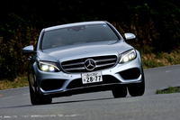 エアマチックサスペンションは、「C200アバンギャルド」では「AMGライン」を選択すると装着される。ちなみに、上級の「C250スポーツ」（644万円）では標準装備。