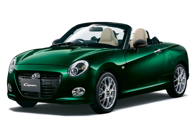 ダイハツ コペン 5MT 15万㌔ 車検8/29迄 電動オープンスムーズ おめでとう誕生20周年！ 「ダイハツ・コペン」に1000台限定の記念