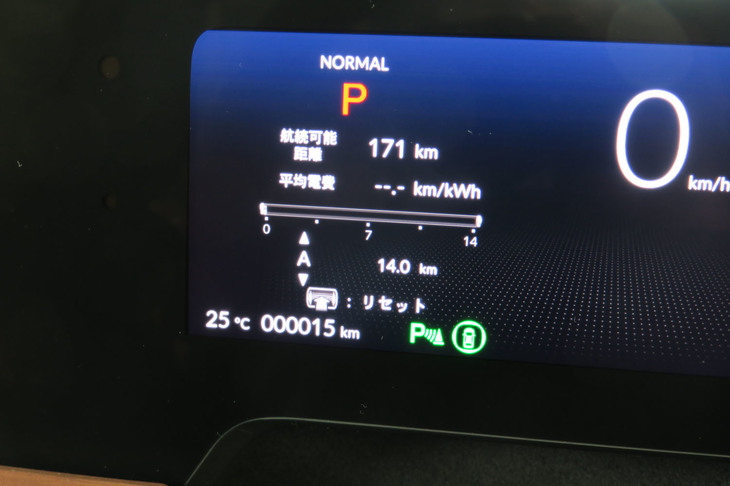 ホンダeアドバンス（デジタルメーター）