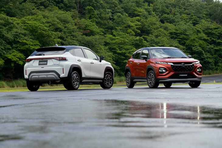 スズキの世界戦略を担う「フロンクス」。生産を担い、真っ先に販売が開始されたのはインドだが、その中身はヨーロッパ志向のクルマとなっているようだ。