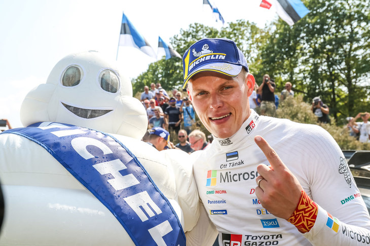 2019年のドライバーランキングトップをひた走る、トヨタのオイット・タナック。彼がポディウムのてっぺんに立つところを、何度見たことか……。