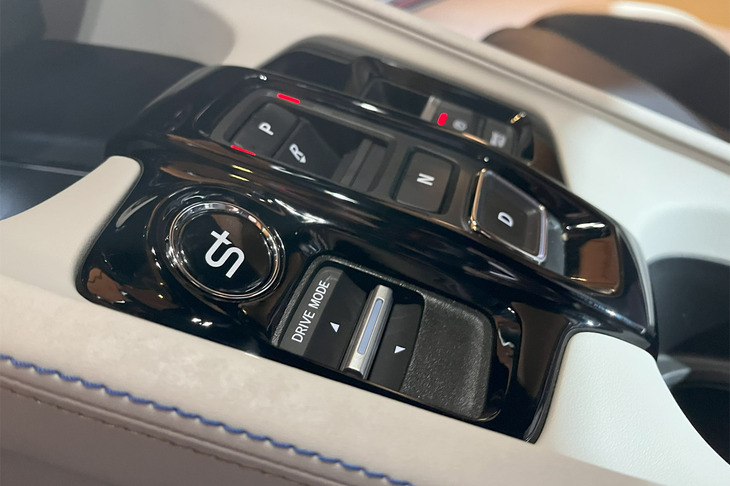 ホンダ・プレリュード（「ホンダS＋シフト」スイッチ）