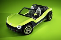 こちらは「ID.バギー」。「ID.ファミリー」の中の、どのモデルが導入されるのだろうか。