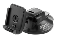 ゴリラはこの吸盤スタンド（商品に同梱／オプションの用意もあり）でクルマのダッシュボードに取り付ける。吸盤だからダッシュへの影響は少ないが、曲面形状など吸盤式が難しいクルマには貼り付け式のスタンドを使うといい。こちらはオプションのみの設定。