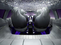 後方から見た室内