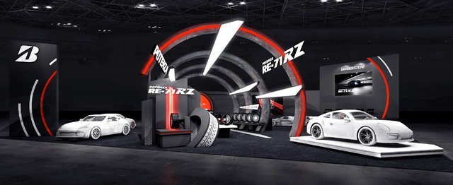 ブリヂストンは最新のスポーツタイヤ「ポテンザRE-71RZ」を出展【東京