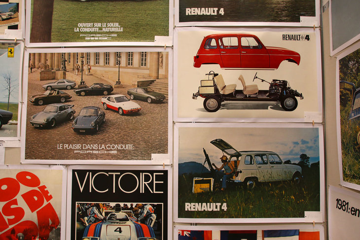 Atelier Affiches Anciennesのブース