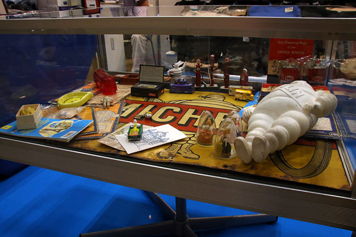 ミシュランタイヤのブース