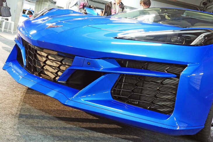 シボレー・コルベットE-Ray（フロントマスク）