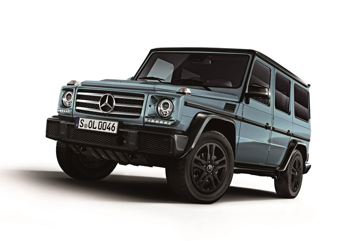 「メルセデス・ベンツG350d Heritage Edition」。写真のボディーカラーは「プロフェッショナルブルー」。