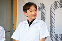 完成車性能担当の湯沢峰司氏。今後は福田氏に代わり、開発統括を担当することになる。