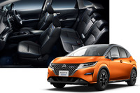 「AUTECHクロスオーバー」は、今はやりのクロスオーバーモデルであることに加え、レザーシートや本革巻きステアリングホイールなど、充実した装備も魅力となっている。